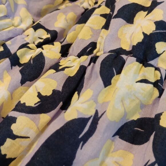 ON-34TH Cotton Floral Dress. Retro. Cotton Cool. Garden Party - Picture 13 of 13